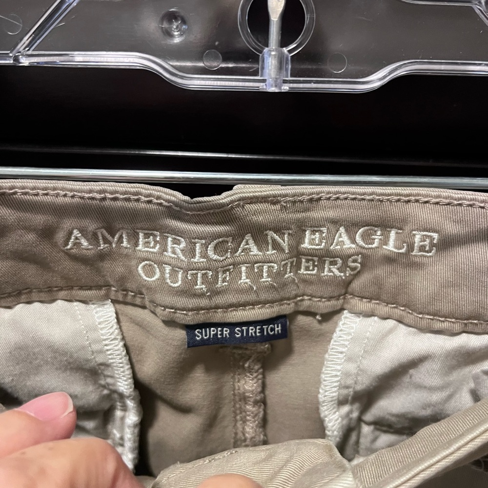 American eagle skinny stretch khakis